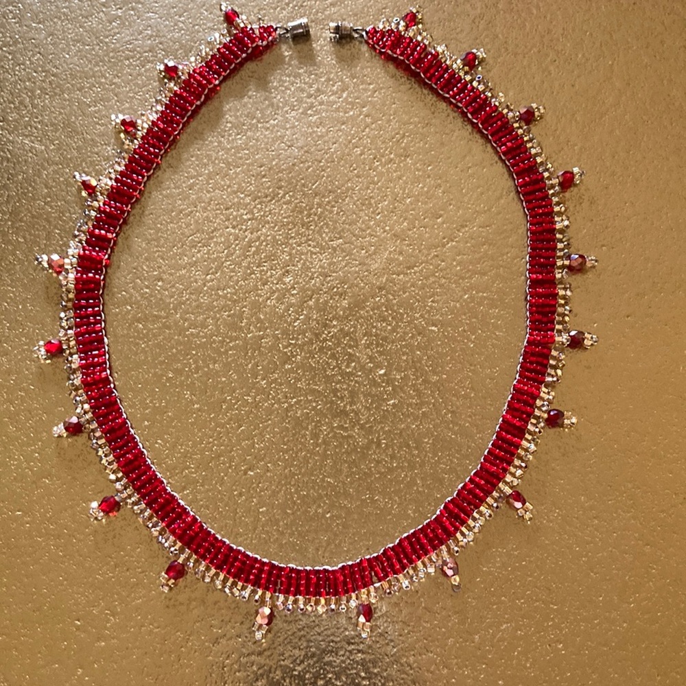 Vintage 80”s One-of-a-Kind Handmade Choker